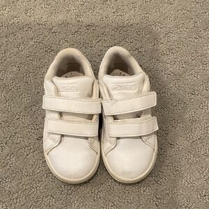 Polo by Ralph Lauren Kids White Double Velcro Sneakers 0280